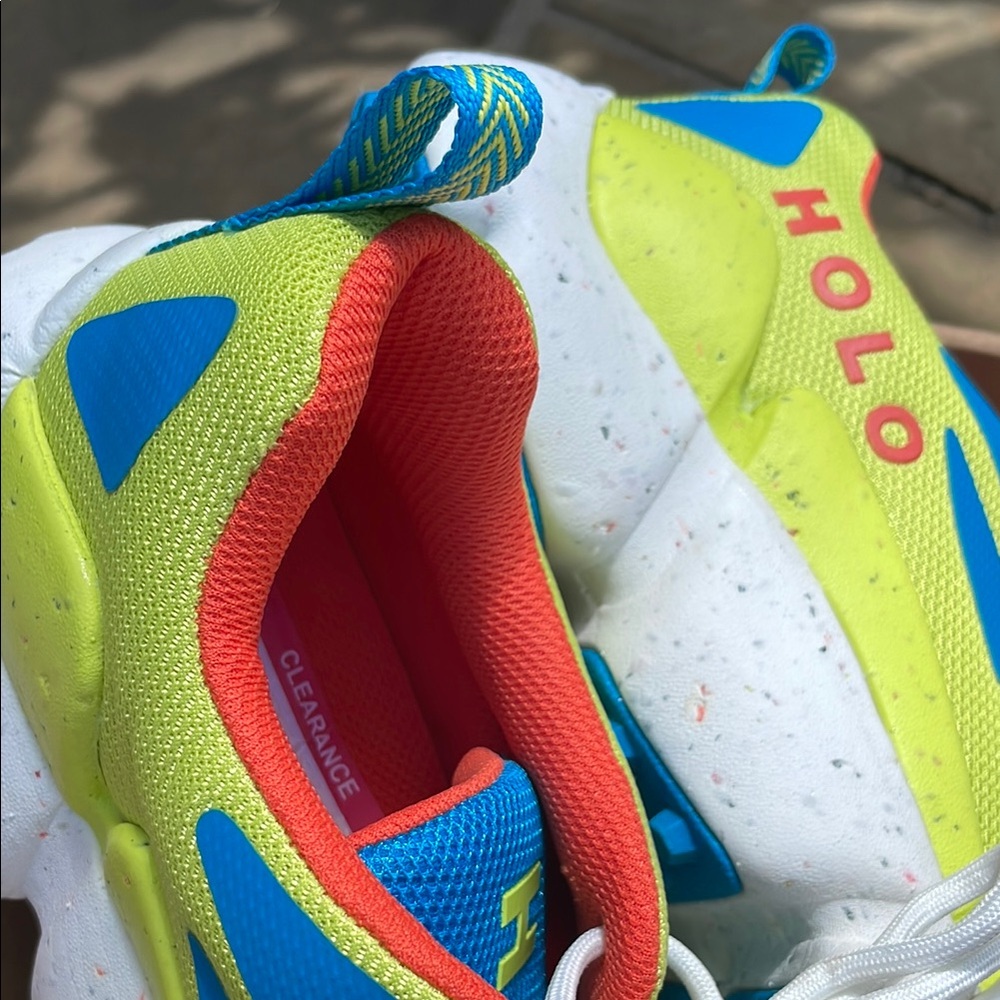 Holo Blue and Yellow Sneakers - Picture 8 of 10